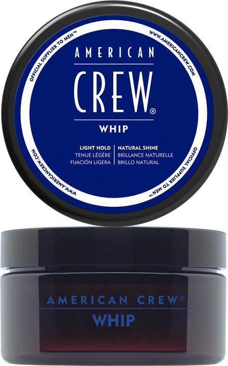 Actual product image American Crew Men's Whip Styling Cream Light Hold Natural Shine 3 Oz (Hair cream, 85 ml)