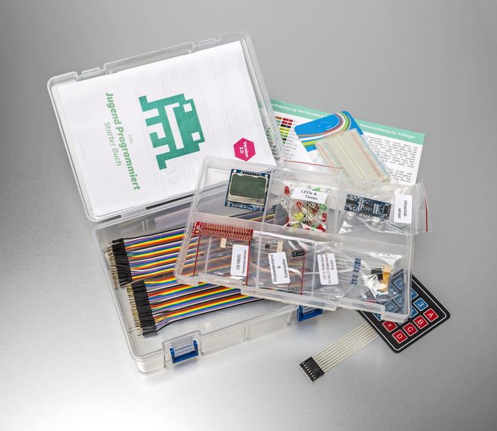 Coding World Starter Kit di programmazione giovanile 2.0 (Tesserini, Display, Vari, Kit elettronica, Componente di potenza)