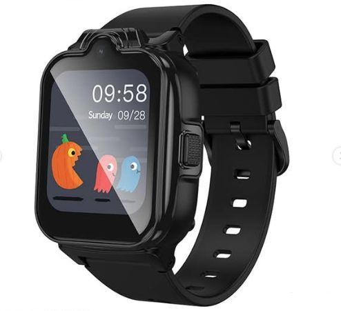 Hoco Headphone with microphone smartwatch for kids with call function 4G Y104 black