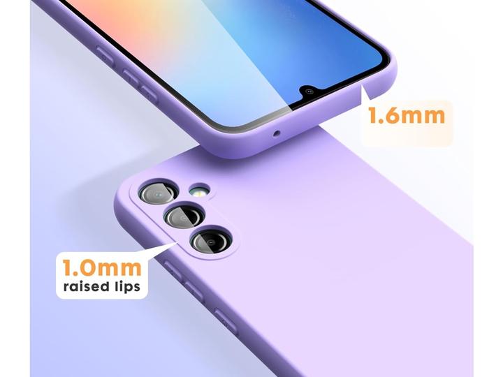 Actual product image Screenguard Samsung Galaxy A34 5G Liquid Silicone Case Cover (Samsung Galaxy A34 5G)