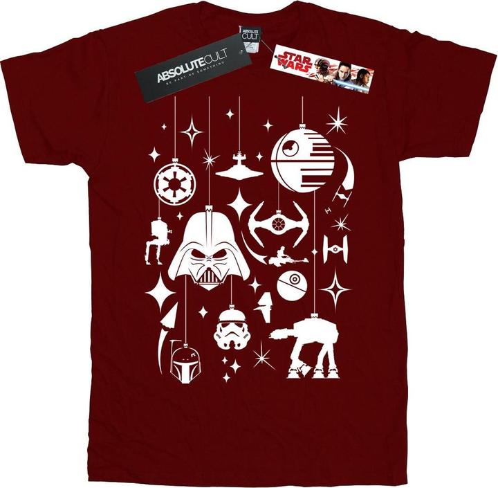 Immagine prodotto Star Wars Christmas Decorations Maglietta Ragazzi (140, 146)