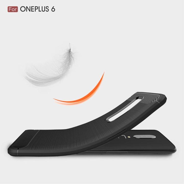 Produktbild König Design OnePlus 6 Hülle Case Handy Cover Schutz Tasche Schutzhülle Bumper Schale Grau (OnePlus 6)
