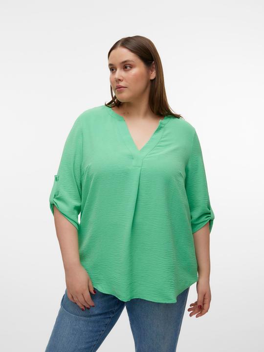 Actual product image Vero Moda Regular fit V-neckline Curve turned-up cuffs Top Top (46)