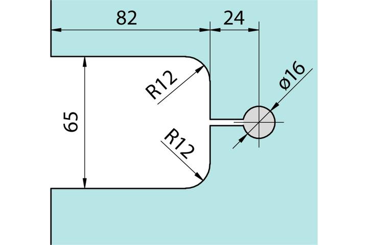 Actual product image Dormakaba Swing door hinges TENSOR