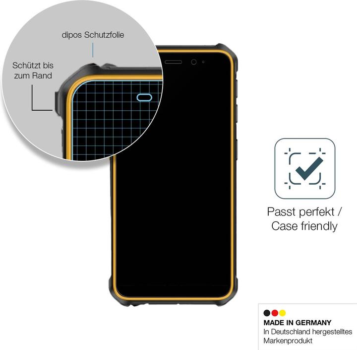 Actual product image Dipos Anti-Shock Screen Protector Matte (1 Piece, Ulefone Armor X12 Pro)