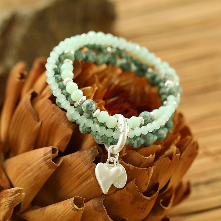 Produktbild Andreani Armband mit echter natürlicher Jade (8 cm)