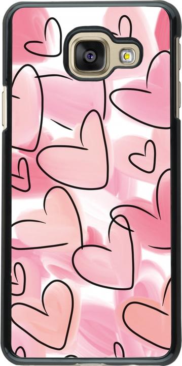 Produktbild PhoneLook Hülle Easter 2023 pink hearts (Samsung Galaxy A3 (2016))