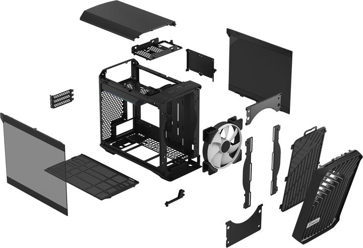 Image du produit Fractal Torrent Nano RGB Noir TG Light Tint (Mini-ITX, Mini-DTX)
