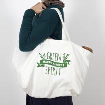 Entre Temps multipocket shopping bag Baumwolle 40x21x29.5cm
