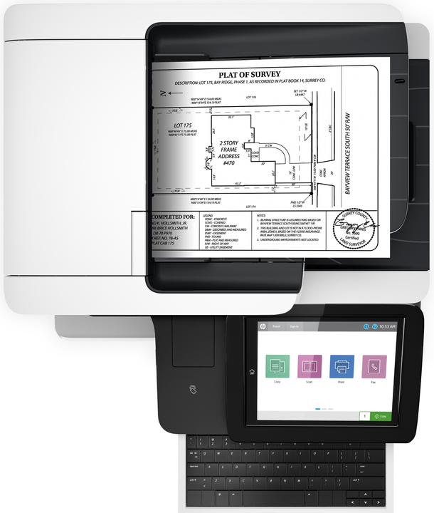 Actual product image HP M528z LaserJet Enterprise (Laser, Black and white)