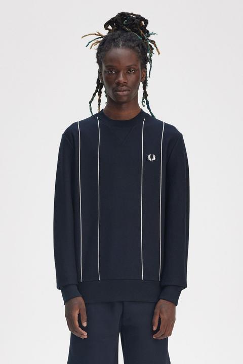 Produktbild Fred Perry Sweatshirt mit feinen Streifen (S)