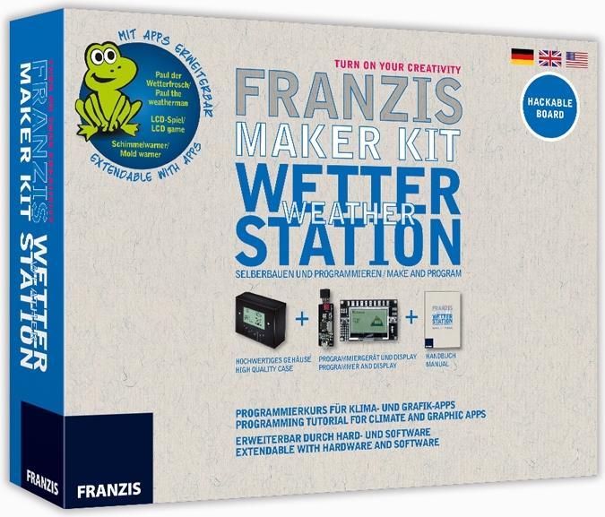 Actual product image Franzis Maker Kit Weather Station