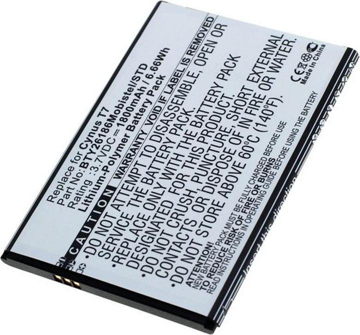 Produktbild AccuCell Akku für den Mobistel Cynus T7 Akku MT-600S, MT-600W, BTY26186