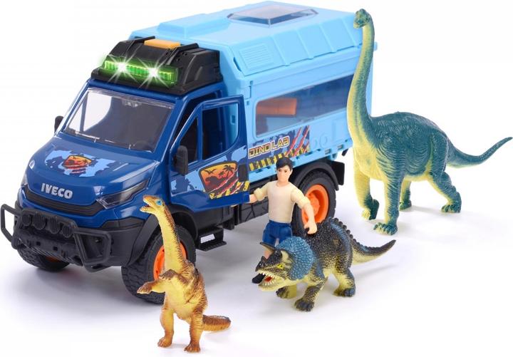 Actual product image Dickie Dino World Lab Truck playset