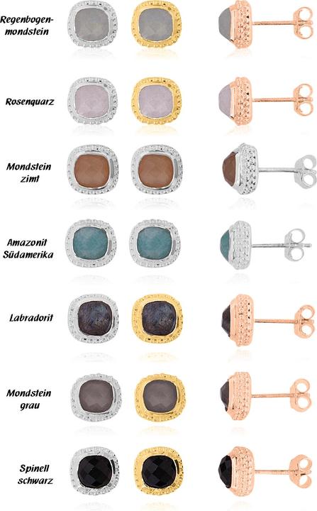 Rosé Gold, Blau, Grün, Grau