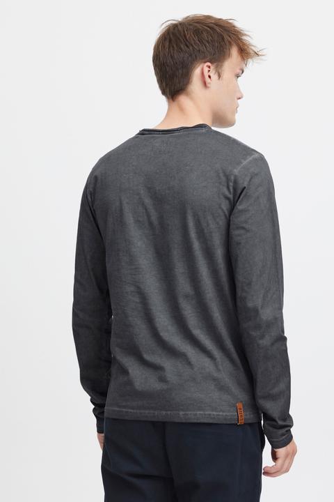 Actual product image Solid Tinox Men's Longsleeve With V-Neck Made Of 100% Cotton (L)