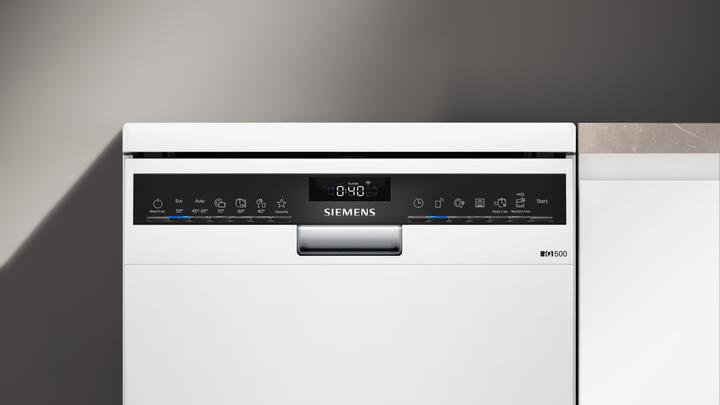 Produktbild Siemens iQ500, Freistehender Geschirrspüler, 45 cm, Weiss, SR25ZW10ME