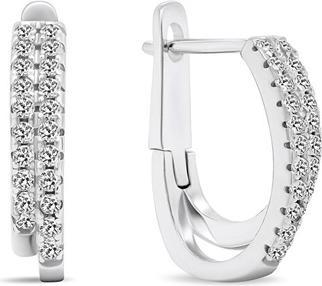 Produktbild Brilio Silver - Popular silver earrings with zircons EA483W