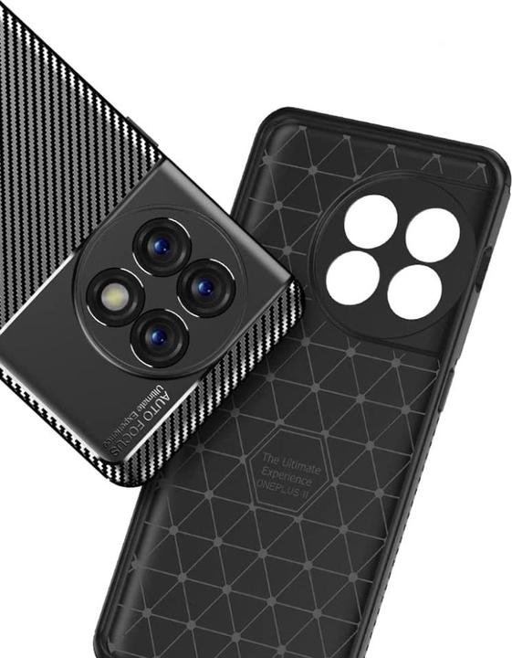 Actual product image Screenguard OnePlus 11 Cover Carbon Design TPU Case (OnePlus 11)