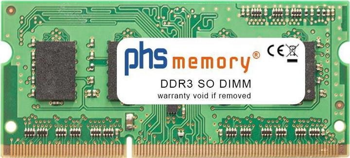 Actual product image PHS-memory 4GB RAM memory for Toshiba Satellite Pro R50-C-12R DDR3 SO DIMM 1600MHz (Toshiba Satellite Pro R50-C-12R, 1 x 4GB)