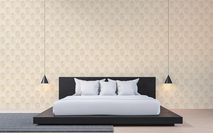 Produktbild Tadessi Blumen Florentin M1-No.2519 | Gold | Floral | Klassik (53.5 x 600.5 cm)