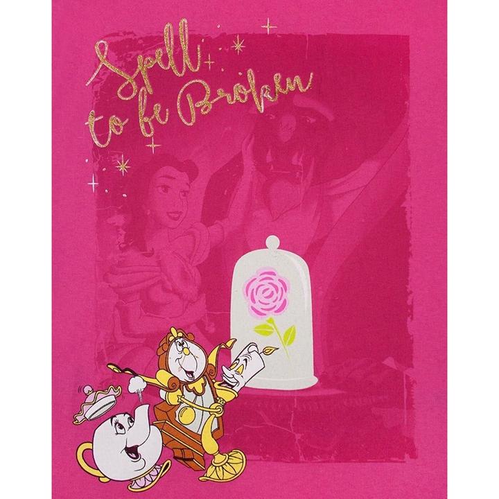 Actual product image Beauty And The Beast Spell To Be Broken Tshirt Girl (164)