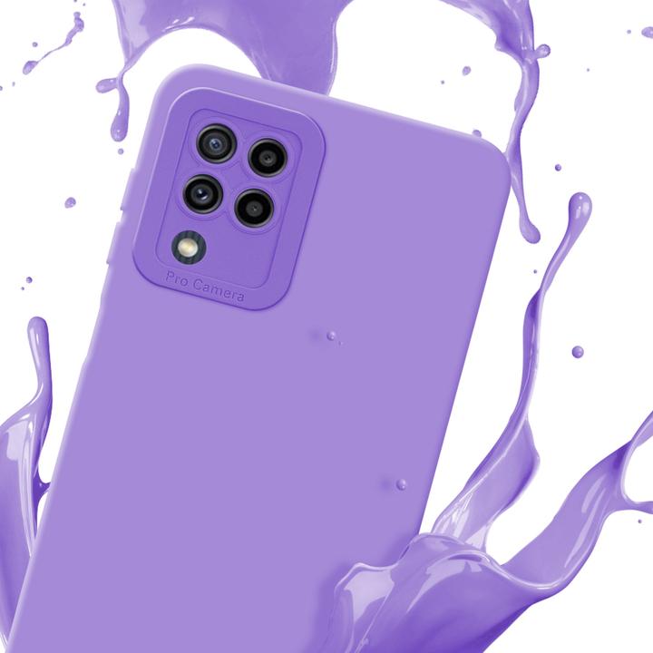 Productafbeelding Cadorabo Hoesje voor Samsung Galaxy M22 / M32 4G in TPU Fluid LM162 Style (Samsung Galaxy M22, Samsung Galaxy A32)
