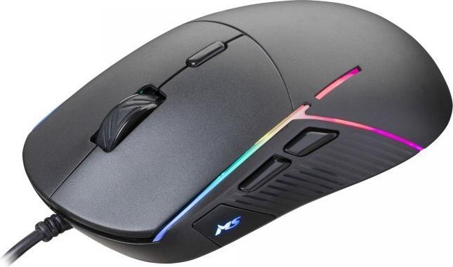 MS Industrial Wired gaming mouse Nemesis C375 7200 DPI RGB LED black (Cable)