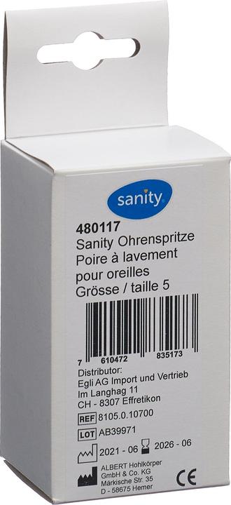 Immagine prodotto Sanity Siringa auricolare