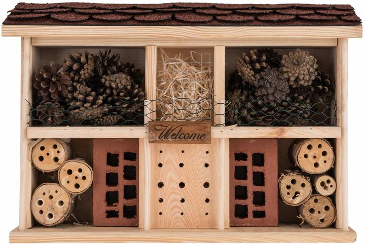 Actual product image Schweizer Insect hotel country seat comfort FSC (Butterflies, Lacewings, Bee, Ladybirds)
