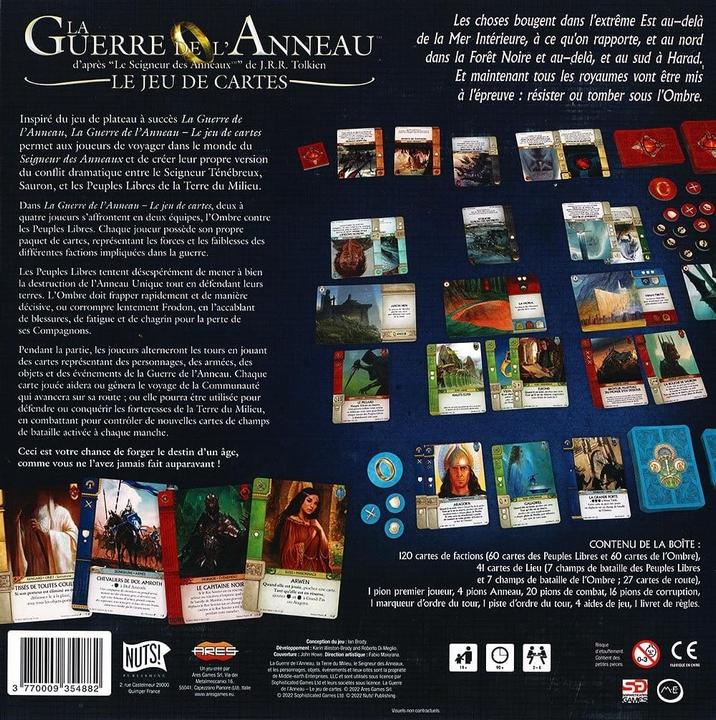 Image du produit Nuts! La guerre de l'anneau : le jeu de cartes
