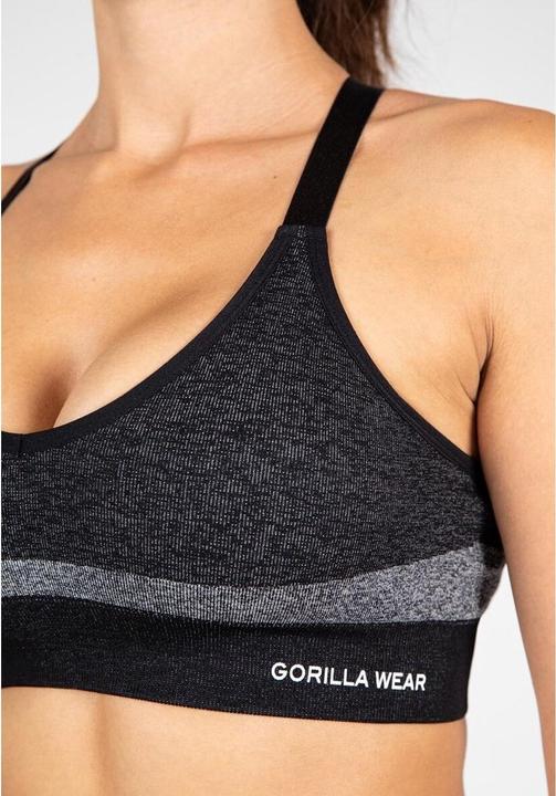 Image du produit Gorilla Wear Selah Seamless Sports Bra - noir (M/L)