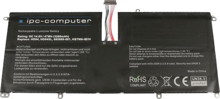 Immagine prodotto IPC HD04XL (4 Celle, 3200 mAh)