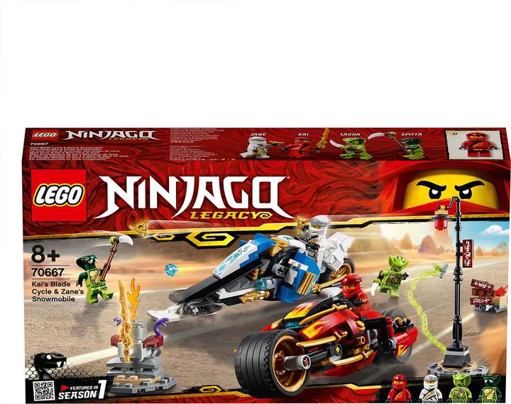 LEGO Zane's Fire Bike Snowmobile (70667, LEGO Ninjago)