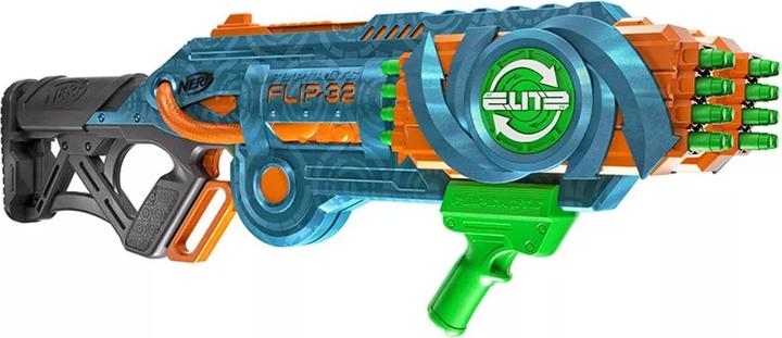 Produktbild Nerf Elite 2.0 Flipshots Flip-32 Blaster, 32 Dart-Läufe für doppelte Feuerkraft, Kapazität für 32 Da