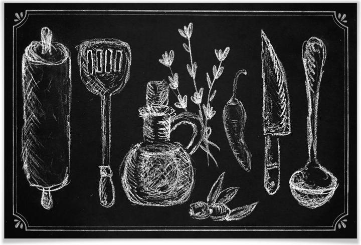 Immagine prodotto Trenddeko Cucina rustica (100 x 70 cm)