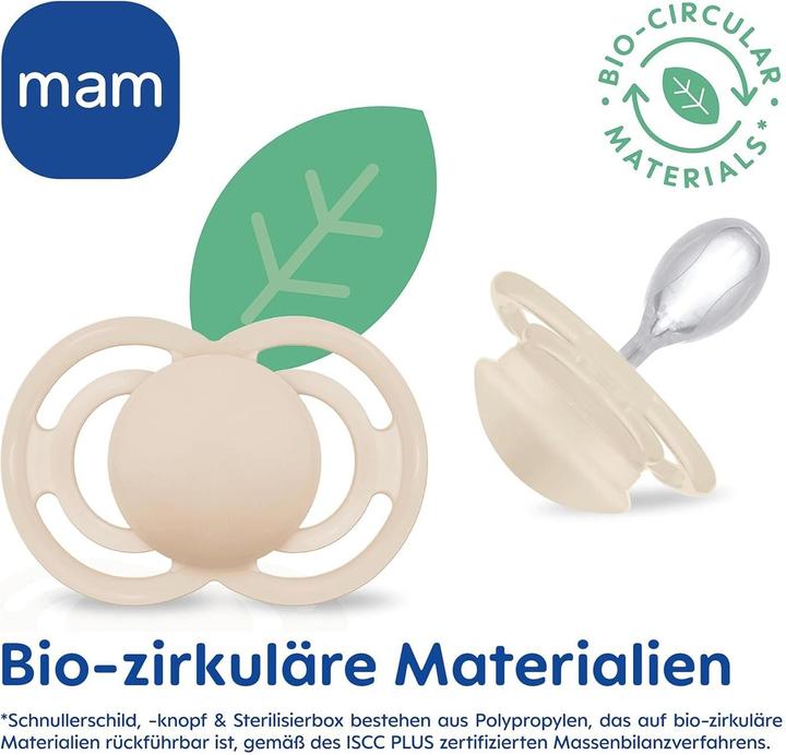 Immagine prodotto MAM Succhietto perfetto in silicone 2 pezzi, a partire da 16 mesi (2 x, a partire da 16 m.)