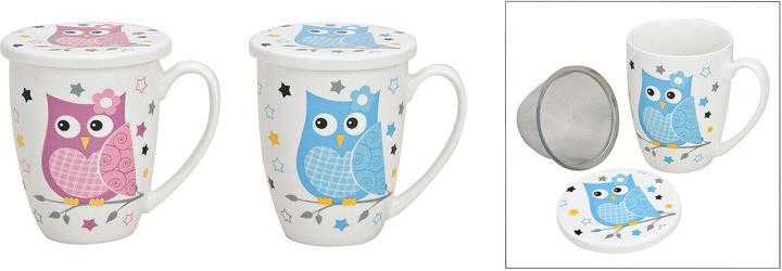 Image du produit G. Wurm tasse à thé hiboux 19107 (300 ml, 1 x)