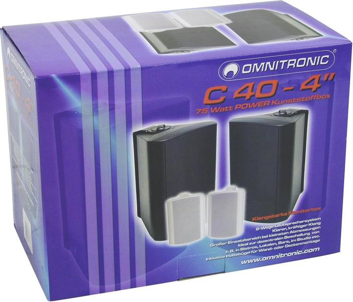 Actual product image Omnitronic C-40 (Passive, 1x 35 W)