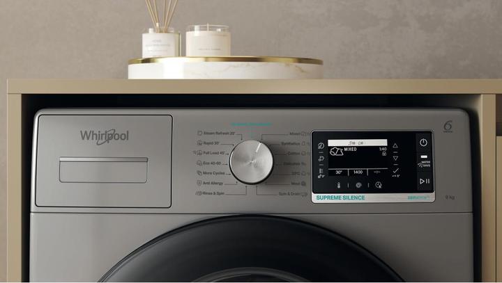 Actual product image Whirlpool Wasmachine W7 99s Silence Ee (9 kg, Left)