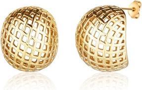 JVD - Fashion gold-plated steel earrings SSSE0159X20GO00 (Stahl)