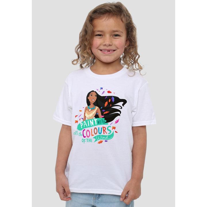 Actual product image Disney Childrens/Kids Colours Of The Wind T-Shirt (116)