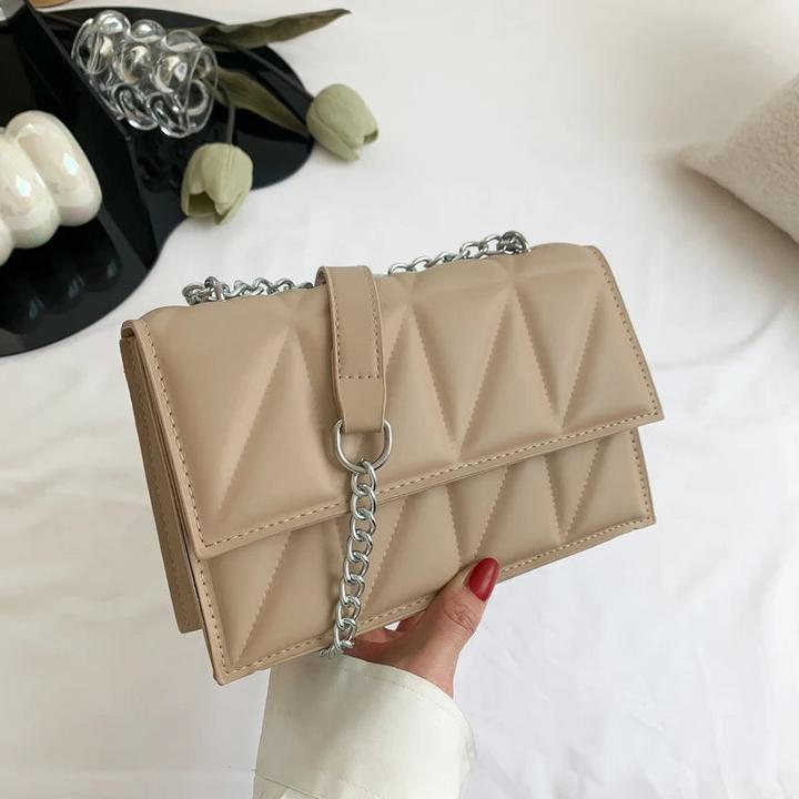 Only-Bags.Store Mode Trend Crossbody Einzeltasche Kette Kleine quadratische Tasche