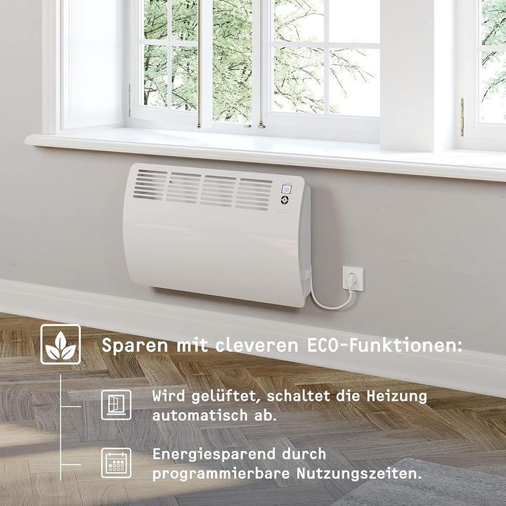 Actual product image Stiebel Eltron CON 20 Premium, 2.0 kW wall convector for approx. 25 m², VDE tested (2000 W)
