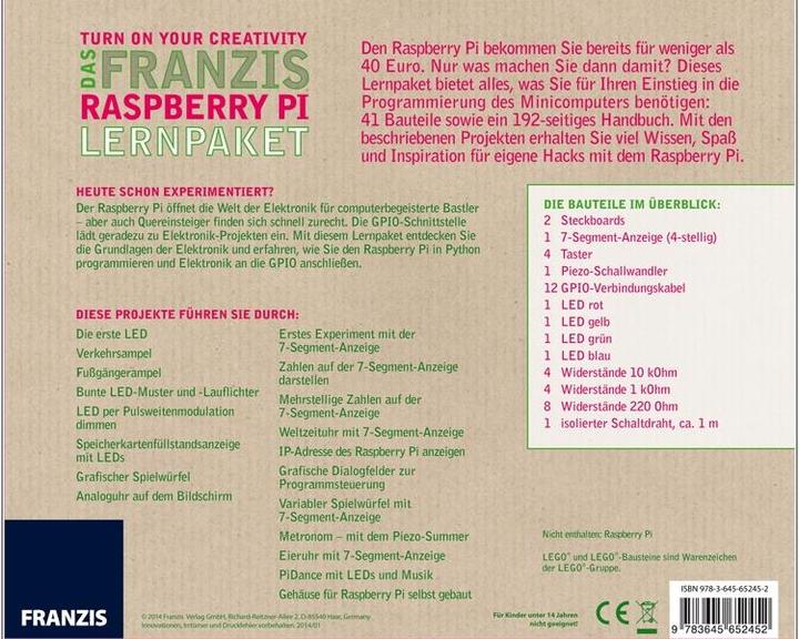 Produktbild Franzis Lernpaket (Elektronikkit)