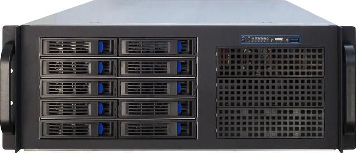 Image du produit Intertech IPC 4U-4410 48.3cm 19inch 4U storage rackmount enclosure 3x 5.25inch ext. 10x 2.5inch o. 3.5inch... (USB 3.0)
