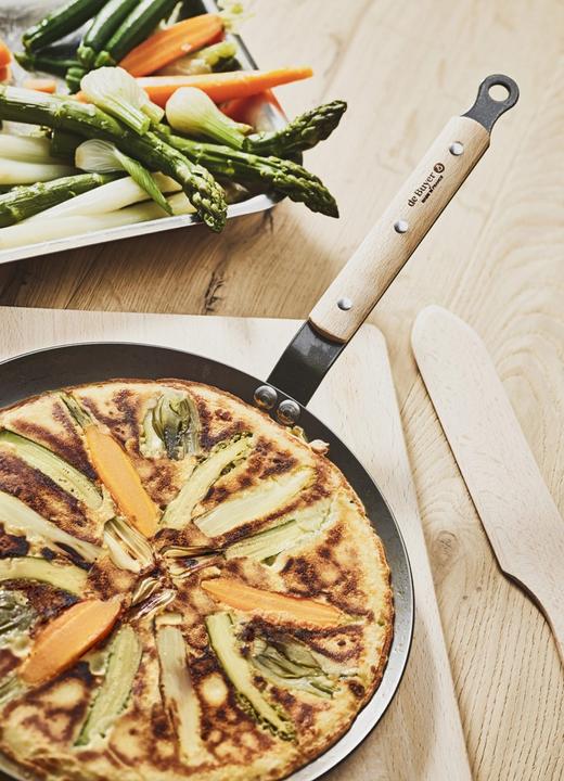 Produktbild de Buyer Crepe-Pfanne Mineral B Bois Ø 26Cm (26 cm, Bratpfanne, Edelstahl)