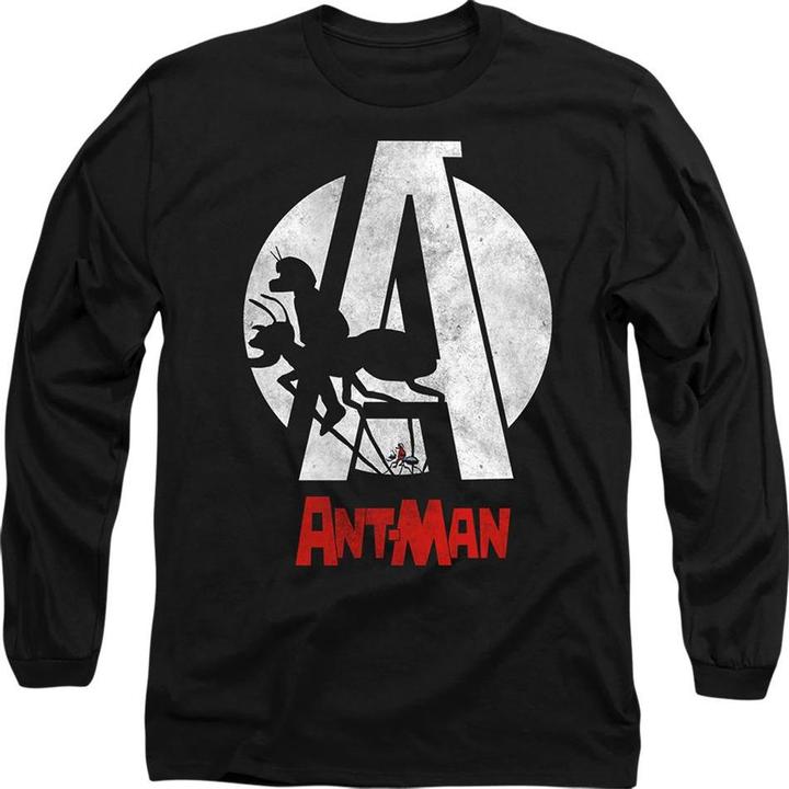 Actual product image Ant-Man and the Wasp: Quantumania Unisex Adult Spotlight Ant T-Shirt (S)