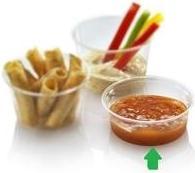 Produktbild Naturesse Dressingbaeger 60 ml Ø70x26 mm PLA Bionedbrydelig Klar,20 ps x 100 stk/krt