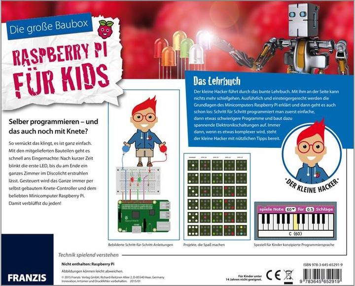 Produktbild Franzis Baubox Raspberry Pi für Kids